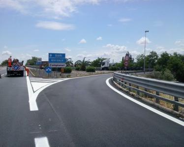 Autostrada cantiere di Bari