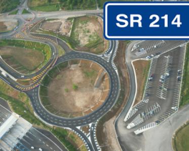 Realizzazione segnaletica stradale SR 214